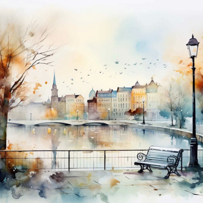 A friendly place in winter